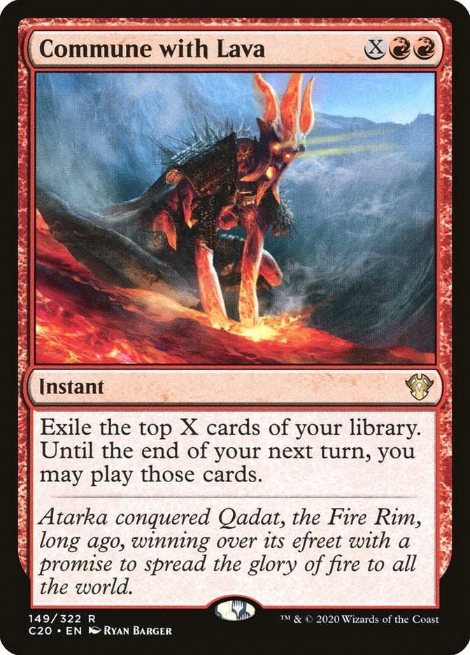 Commune with Lava (149) [C20] - MTG Single