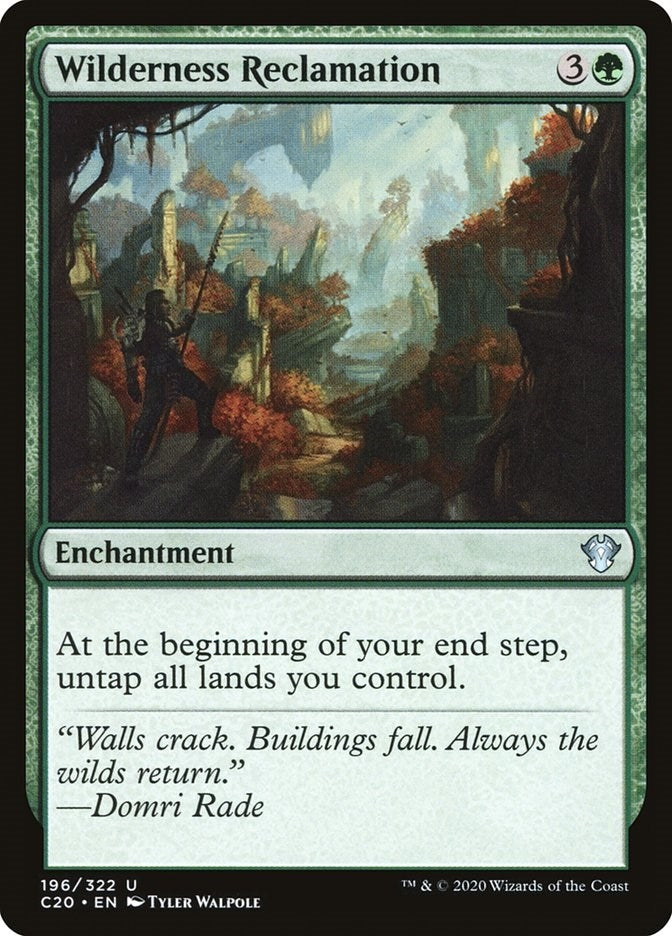 Wilderness Reclamation (196) [C20] - MTG Single