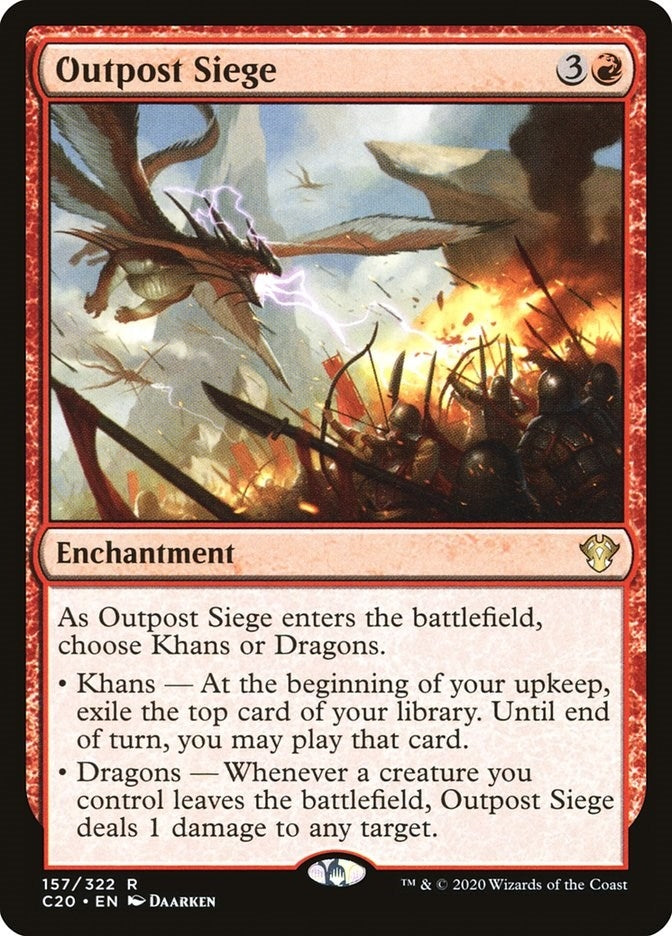 Outpost Siege (157) [C20] - MTG Single