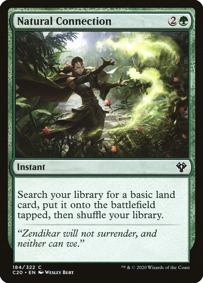 Natural Connection (184) [C20] - MTG Single