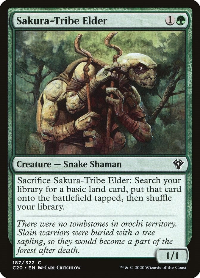 Sakura-Tribe Elder (187) [C20] - MTG Single