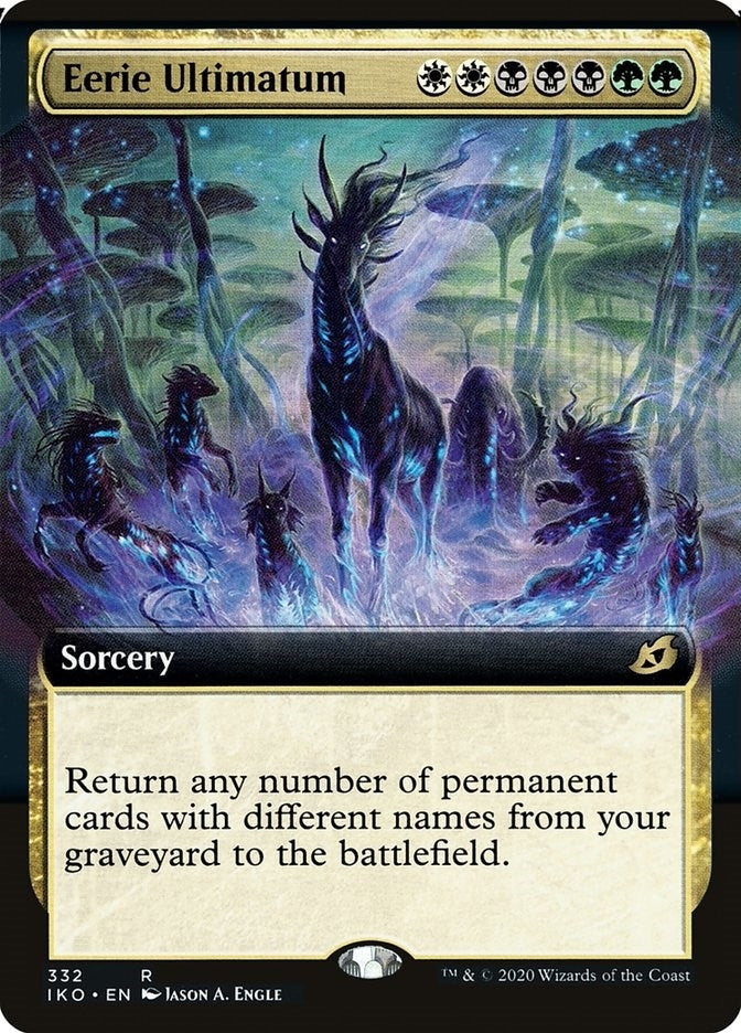 Eerie Ultimatum (Extended Art) (332) [IKO] - MTG Single