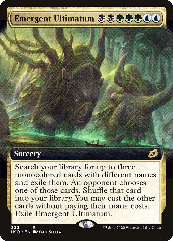 Emergent Ultimatum (Extended Art) (333) [IKO] - MTG Single