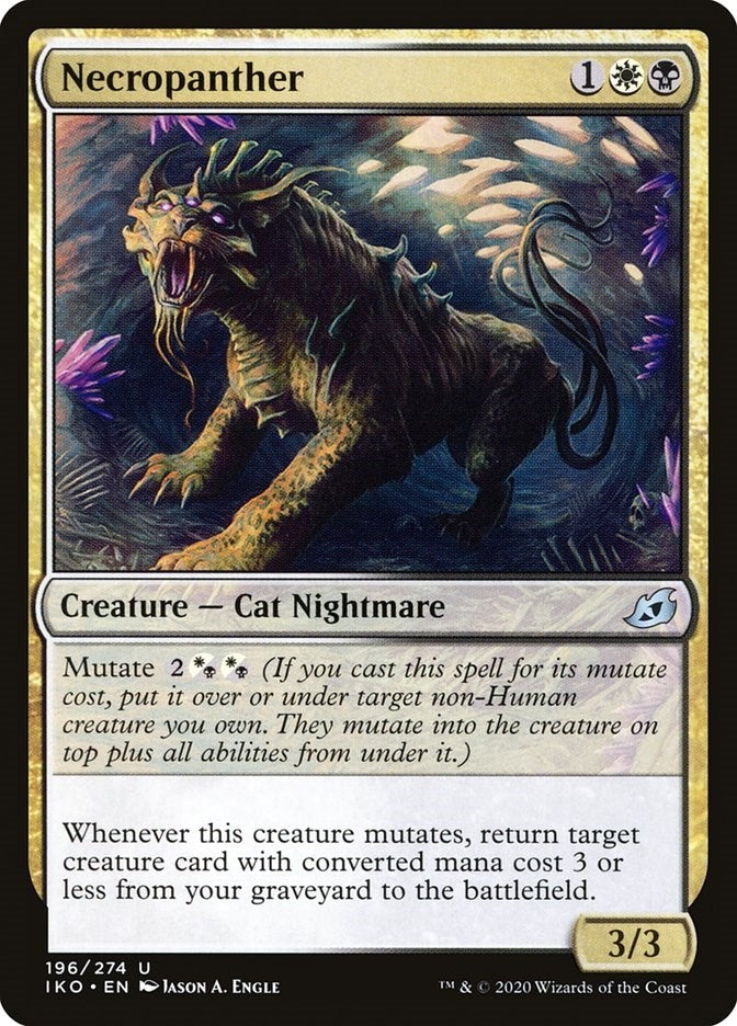 Necropanther (196) [IKO] - MTG Single