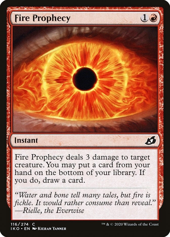 Fire Prophecy (116) [IKO] - MTG Single