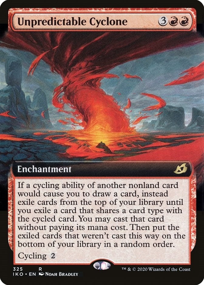 Unpredictable Cyclone (Extended Art) (325) [IKO] - MTG Single