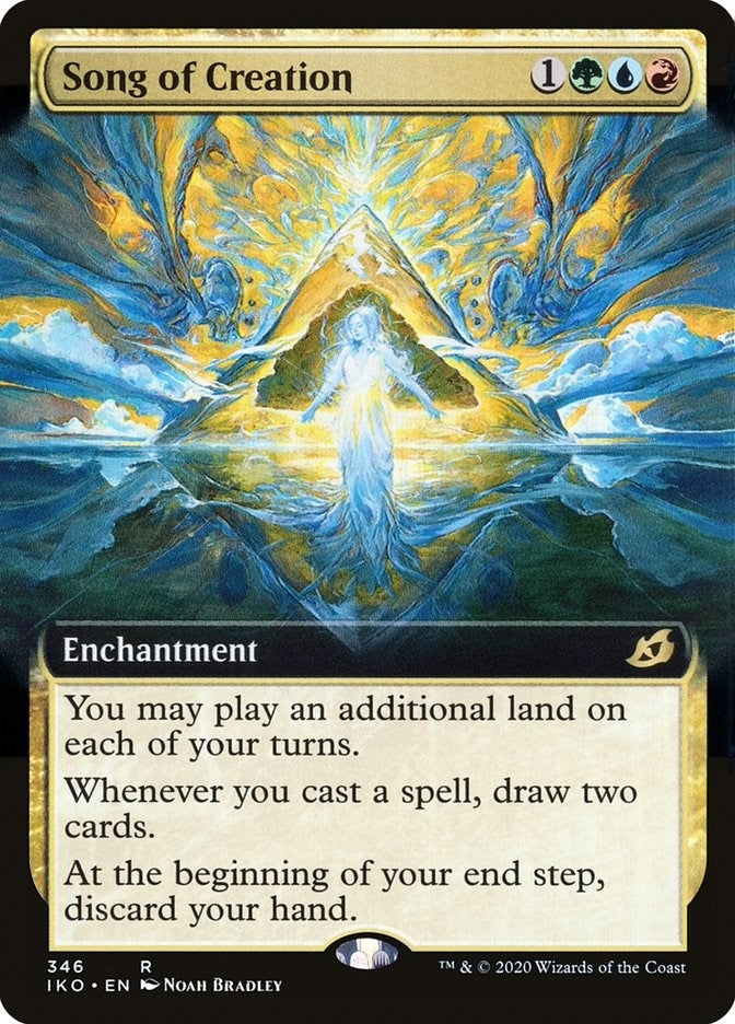 Song of Creation (Extended Art) (346) [IKO] - MTG Single