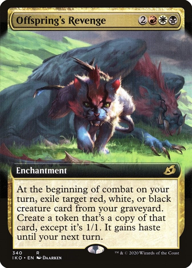Offspring’s Revenge (Extended Art) (340) [IKO] - MTG Single