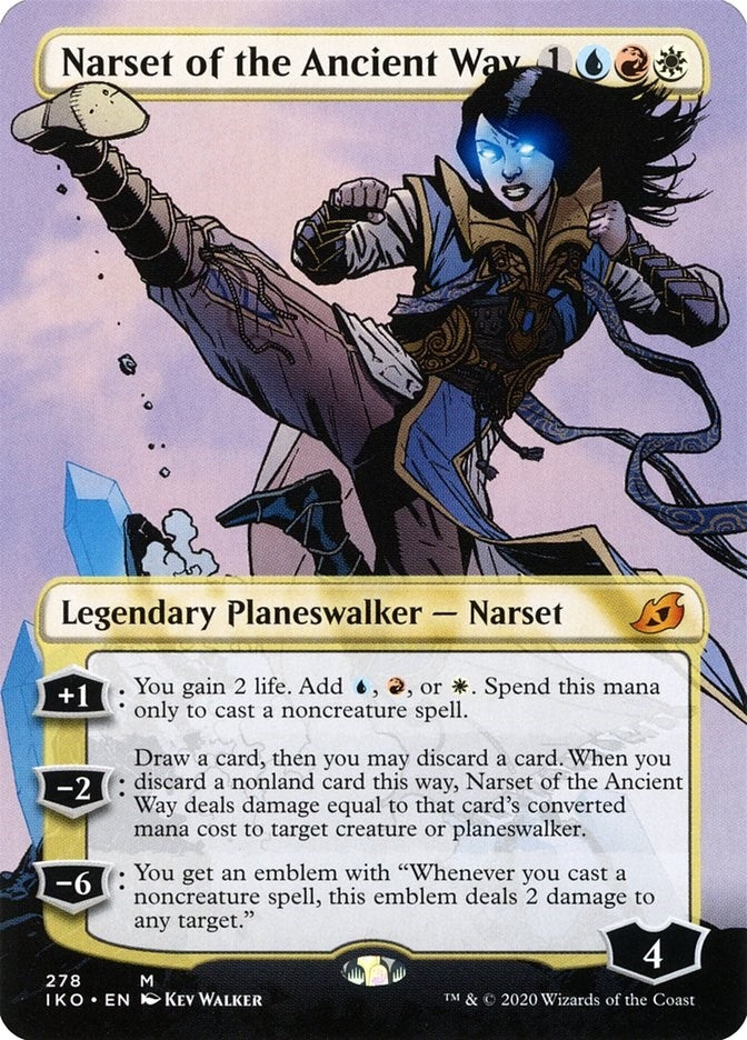 Narset of the Ancient Way (Borderless) (278) [IKO] - MTG Single
