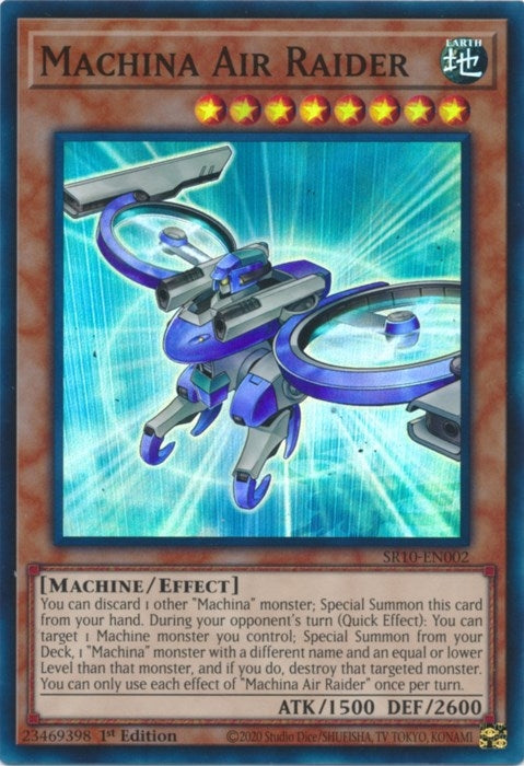 Machina Air Raider (10002) (SR10) - YuGiOh Single