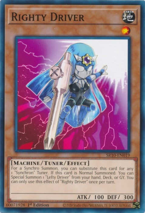 Righty Driver (10019) (SR10) - YuGiOh Single