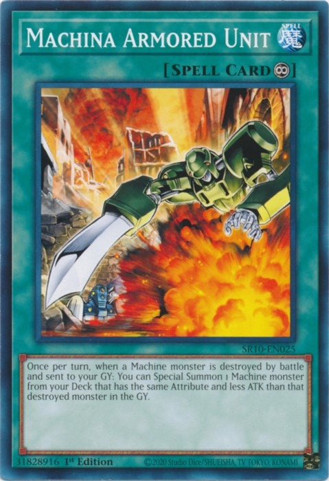 Machina Armored Unit (10025) (SR10) - YuGiOh Single