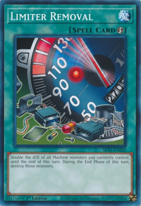 Limiter Removal (10029) (SR10) - YuGiOh Single