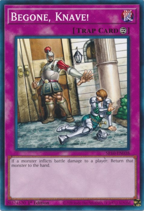 Begone Knave! (10038) (SR10) - YuGiOh Single