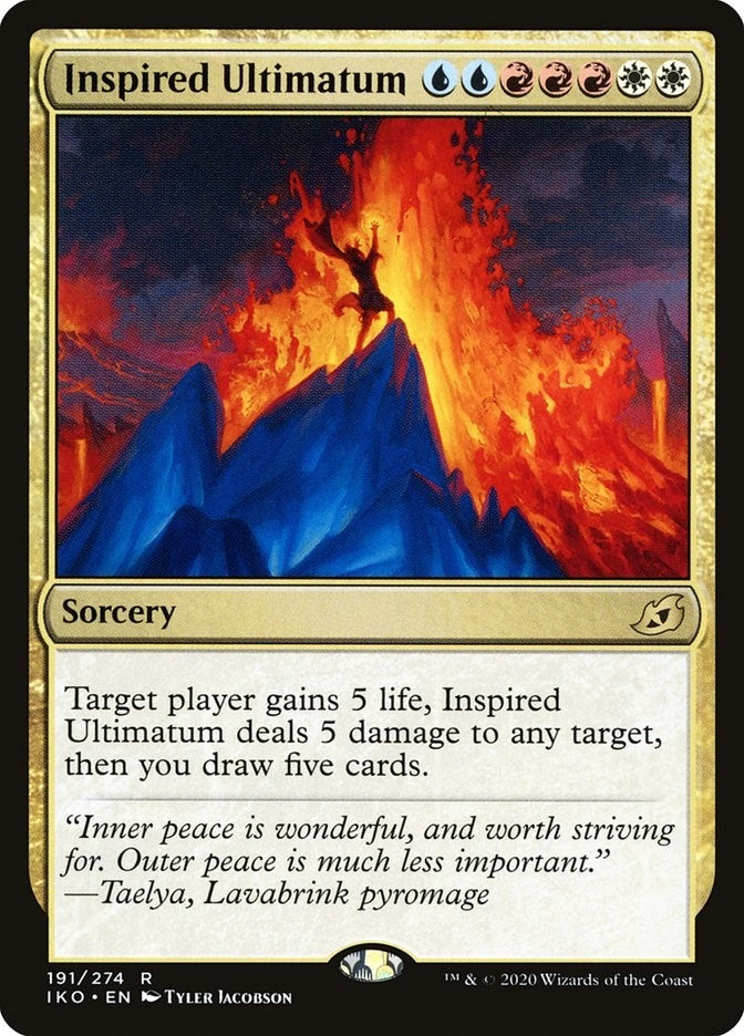 Inspired Ultimatum (191) [IKO] - MTG Single