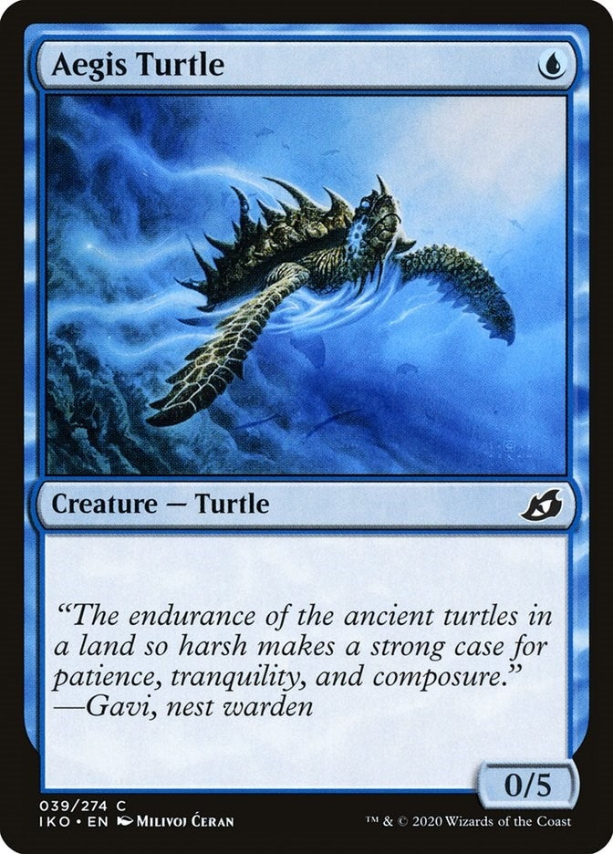 Aegis Turtle (39) [IKO] - MTG Single