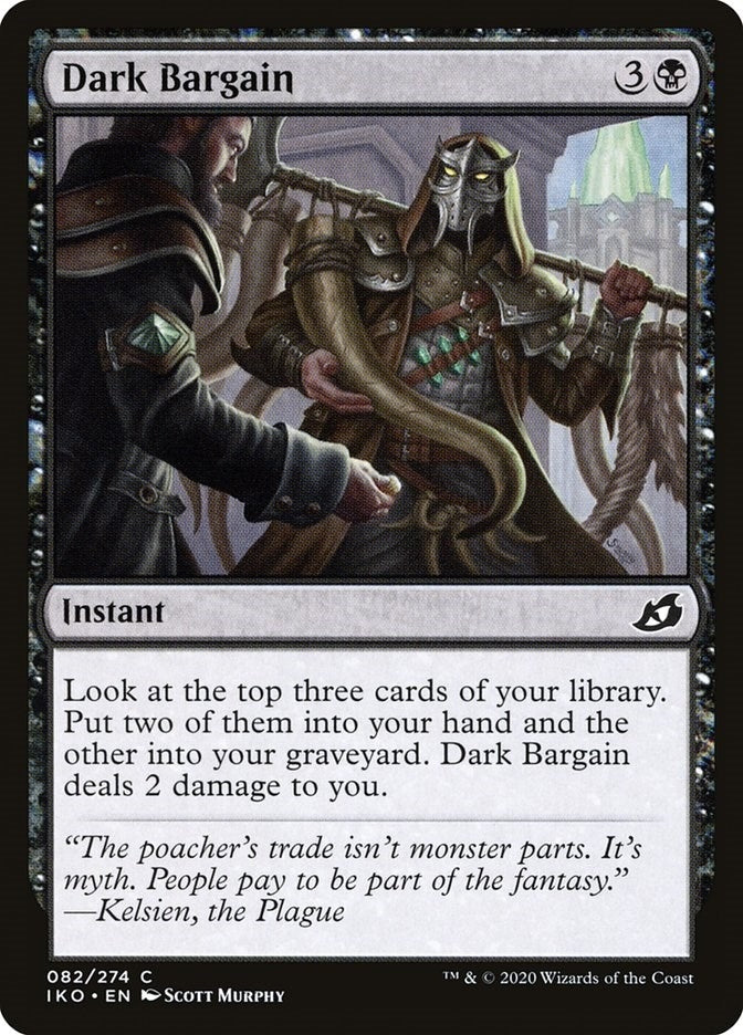 Dark Bargain (82) [IKO] - MTG Single