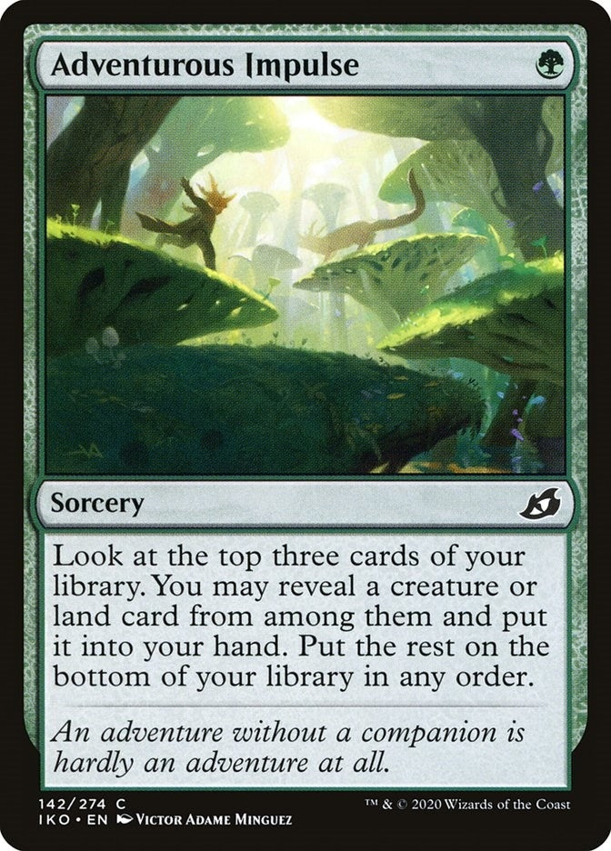 Adventurous Impulse (142) [IKO] - MTG Single