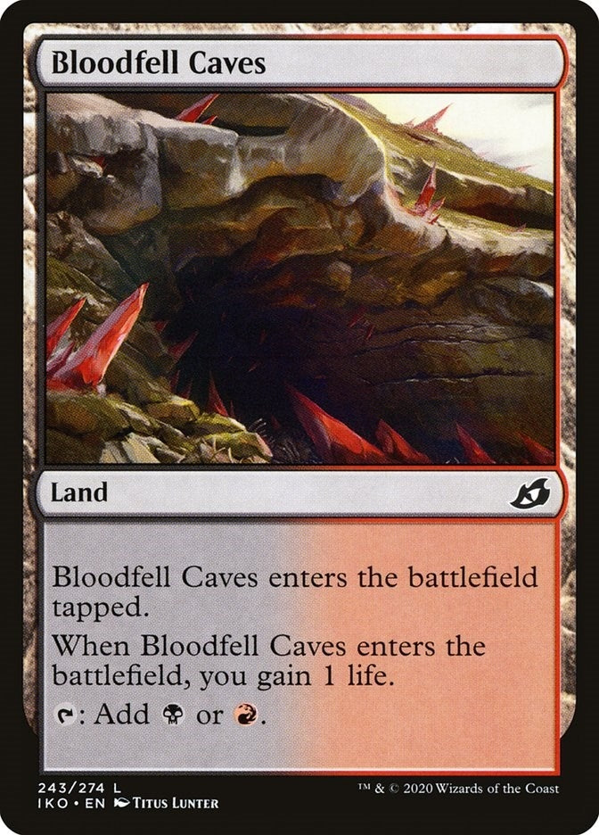 Bloodfell Caves (243) [IKO] - MTG Single