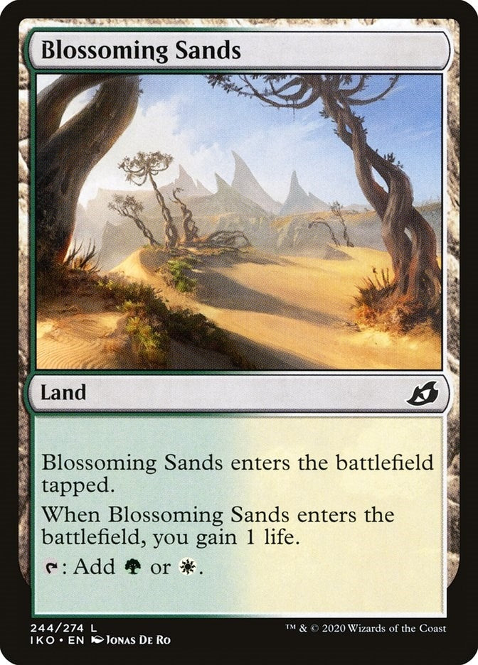 Blossoming Sands (244) [IKO] - MTG Single