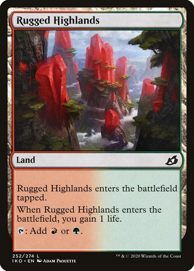 Rugged Highlands (252) [IKO] - MTG Single