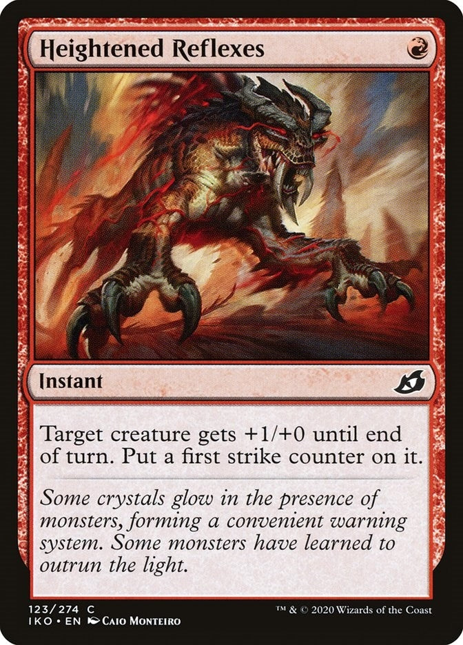 Heightened Reflexes (123) [IKO] - MTG Single