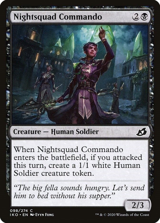 Nightsquad Commando (98) [IKO] - MTG Single