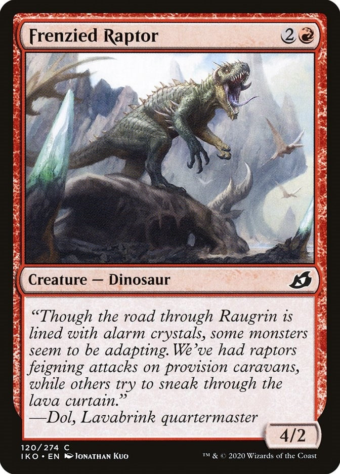 Frenzied Raptor (120) [IKO] - MTG Single