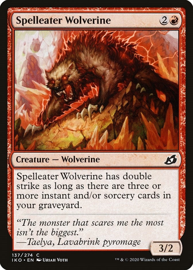 Spelleater Wolverine (137) [IKO] - MTG Single