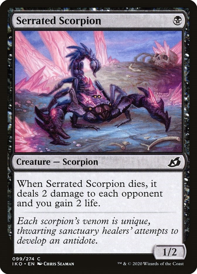 Serrated Scorpion (99) [IKO] - MTG Single