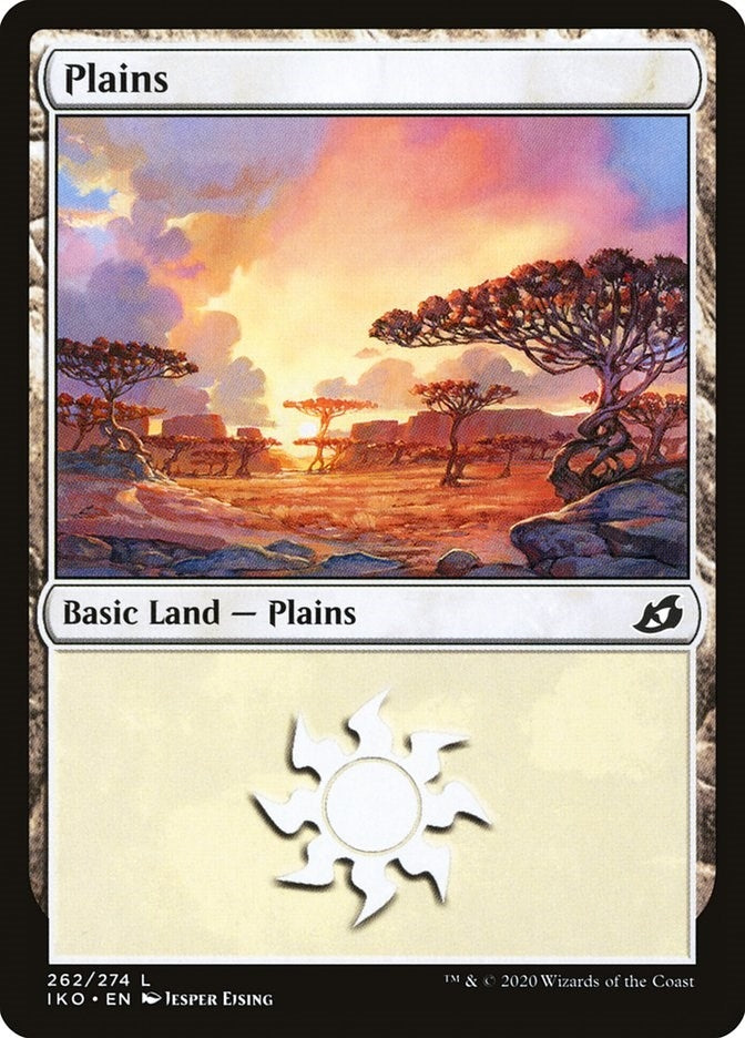 Plains (262) (262) [IKO] - MTG Single