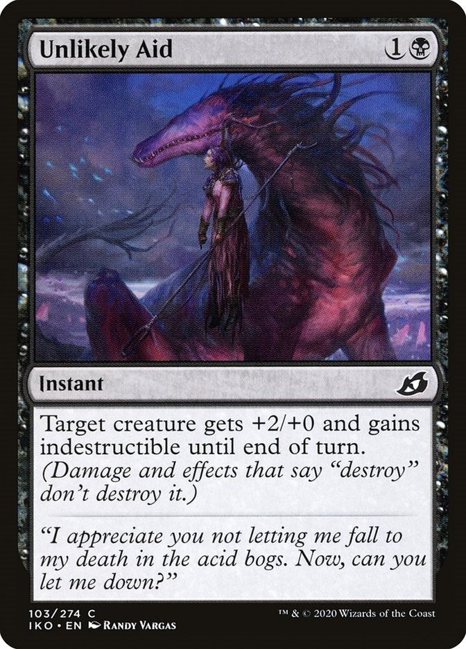 Unlikely Aid (103) [IKO] - MTG Single