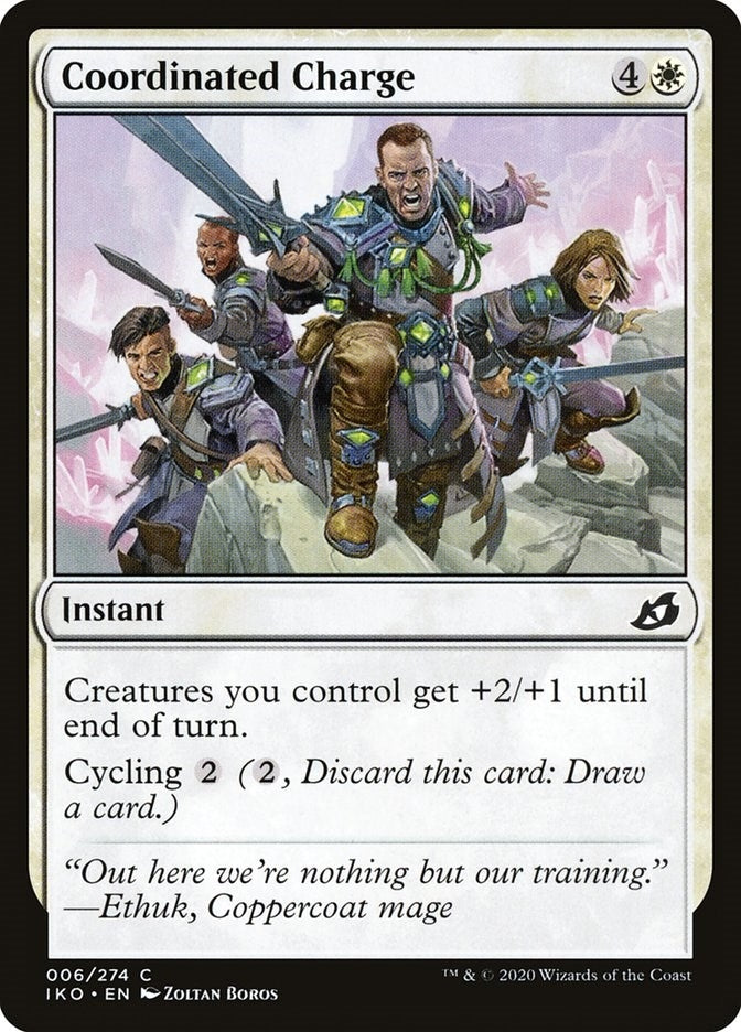 Coordinated Charge (6) [IKO] - MTG Single