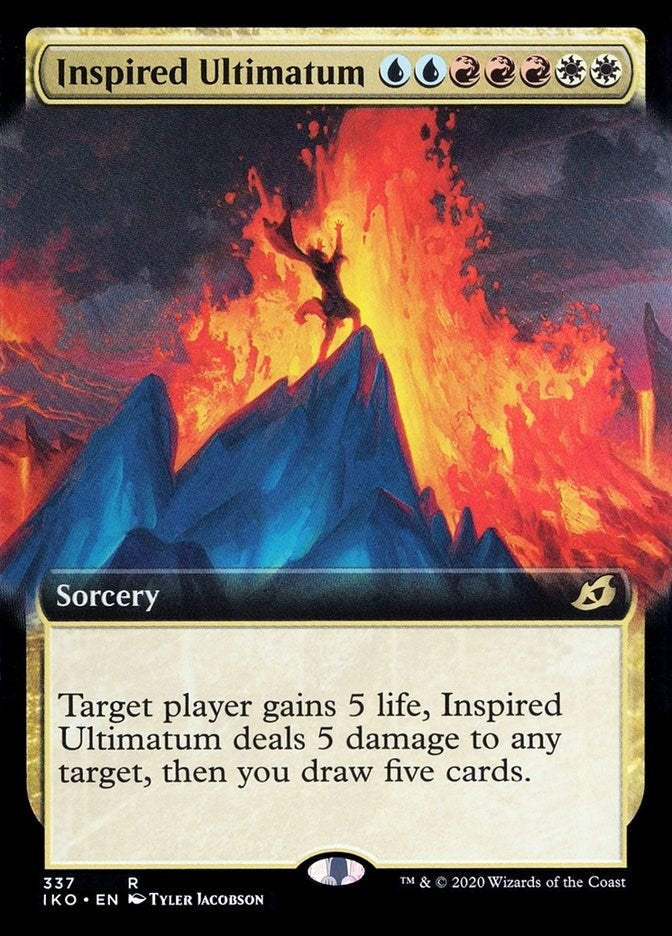 Inspired Ultimatum (Extended Art) (337) [IKO] - MTG Single