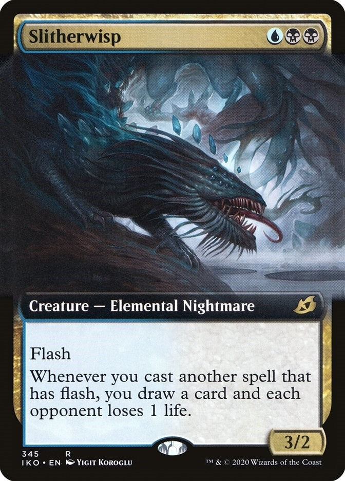 Slitherwisp (Extended Art) (345) [IKO] - MTG Single