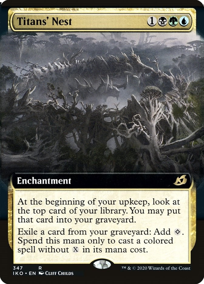 Titans’ Nest (Extended Art) (347) [IKO] - MTG Single