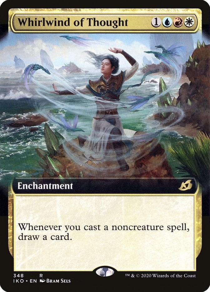 Whirlwind of Thought (Extended Art) (348) [IKO] - MTG Single