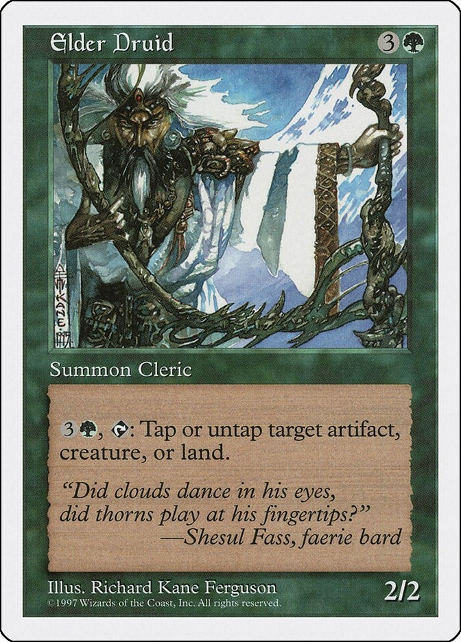 Elder Druid [5ED] - MTG Single