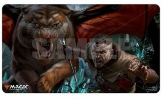 Ikoria: Lair of Behemoths Standard Size Playmat for Magic - Go For Blood - Playmats Sealed