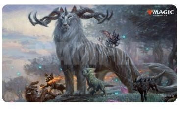 Ikoria: Lair of Behemoths Standard Size Playmat for Magic - Kaheera the Orphanguard - Playmats Sealed