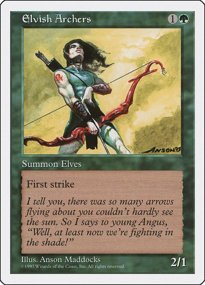 Elvish Archers [5ED] - MTG Single