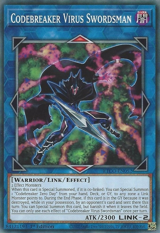 Codebreaker Virus Swordsman (52) (ETCO) - YuGiOh Single