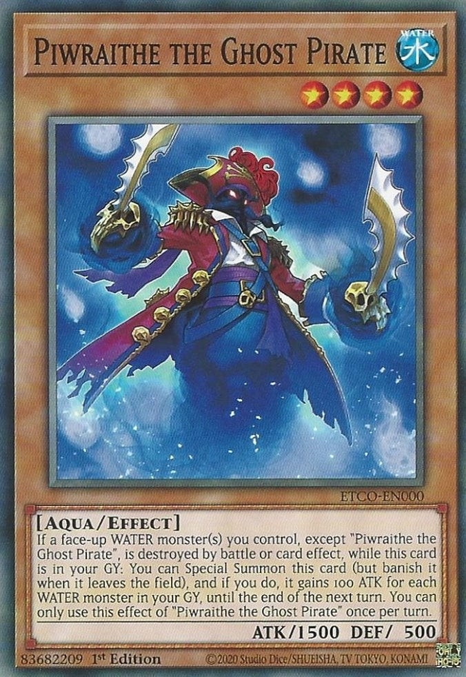 Piwraithe the Ghost Pirate (0) (ETCO) - YuGiOh Single