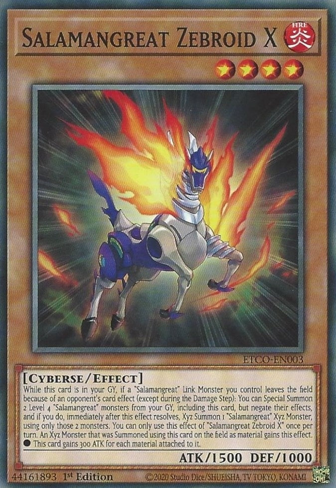 Salamangreat Zebroid X (3) (ETCO) - YuGiOh Single