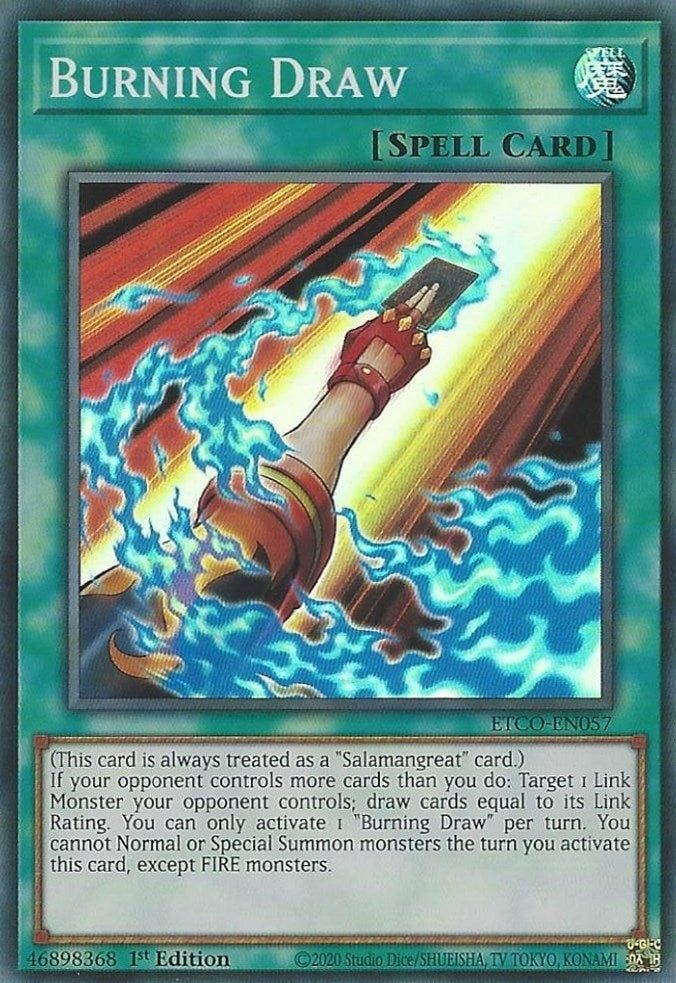 Burning Draw (57) (ETCO) - YuGiOh Single
