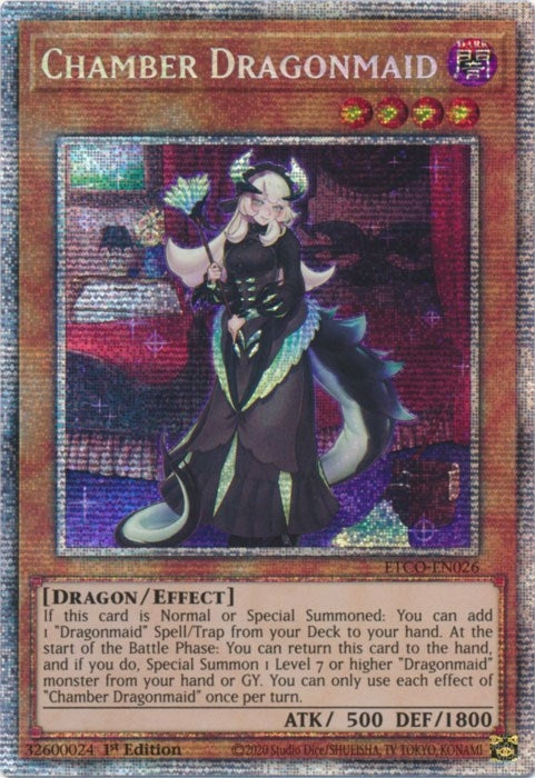 Chamber Dragonmaid (Starlight Rare) (26) (ETCO) - YuGiOh Single