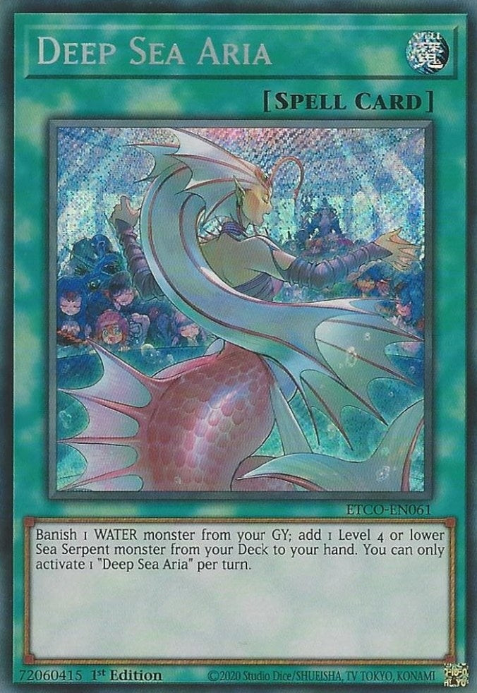 Deep Sea Aria (61) (ETCO) - YuGiOh Single