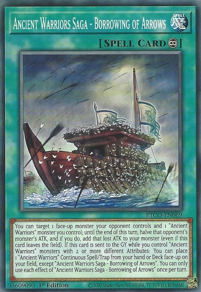 Ancient Warriors Saga - Borrowing of Arrows (69) (ETCO) - YuGiOh Single