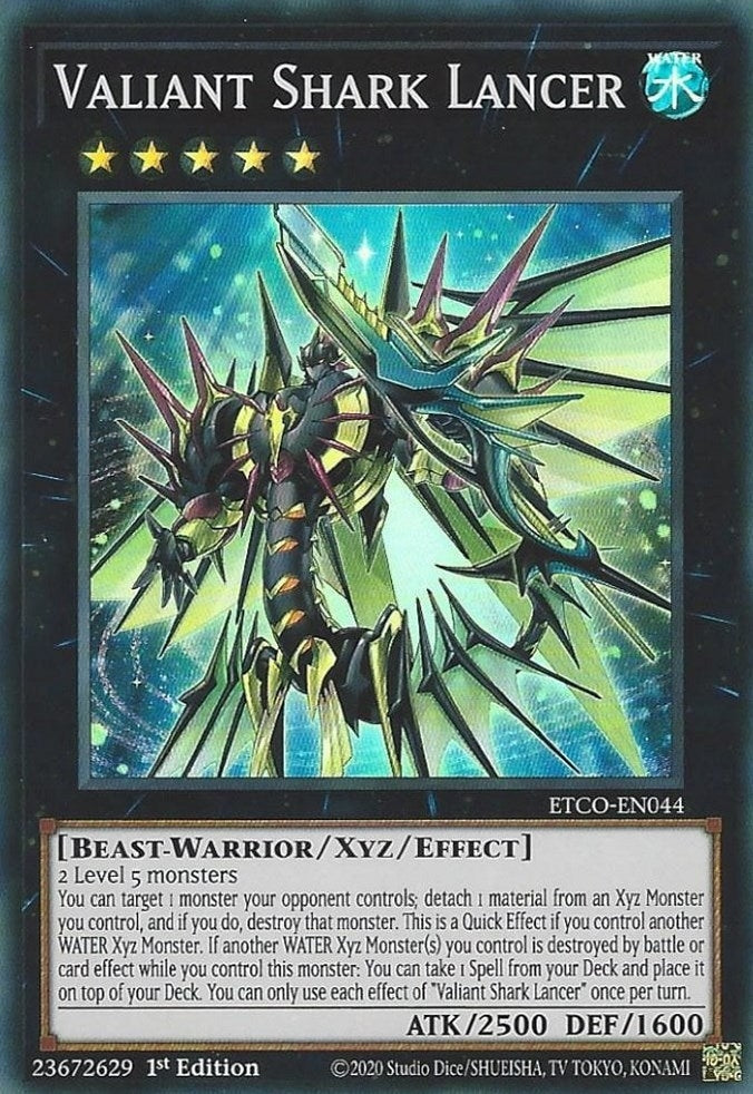 Valiant Shark Lancer (44) (ETCO) - YuGiOh Single