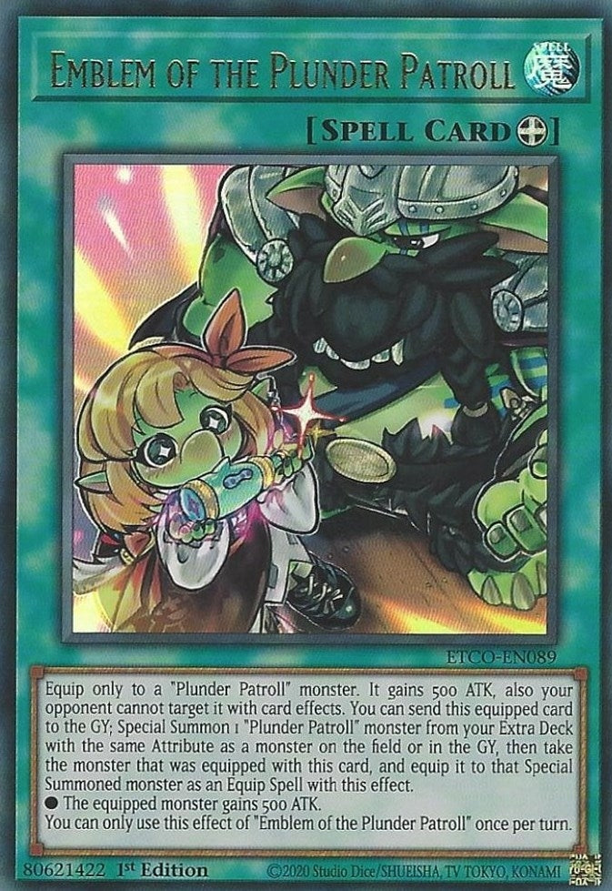 Emblem of the Plunder Patroll (89) (ETCO) - YuGiOh Single